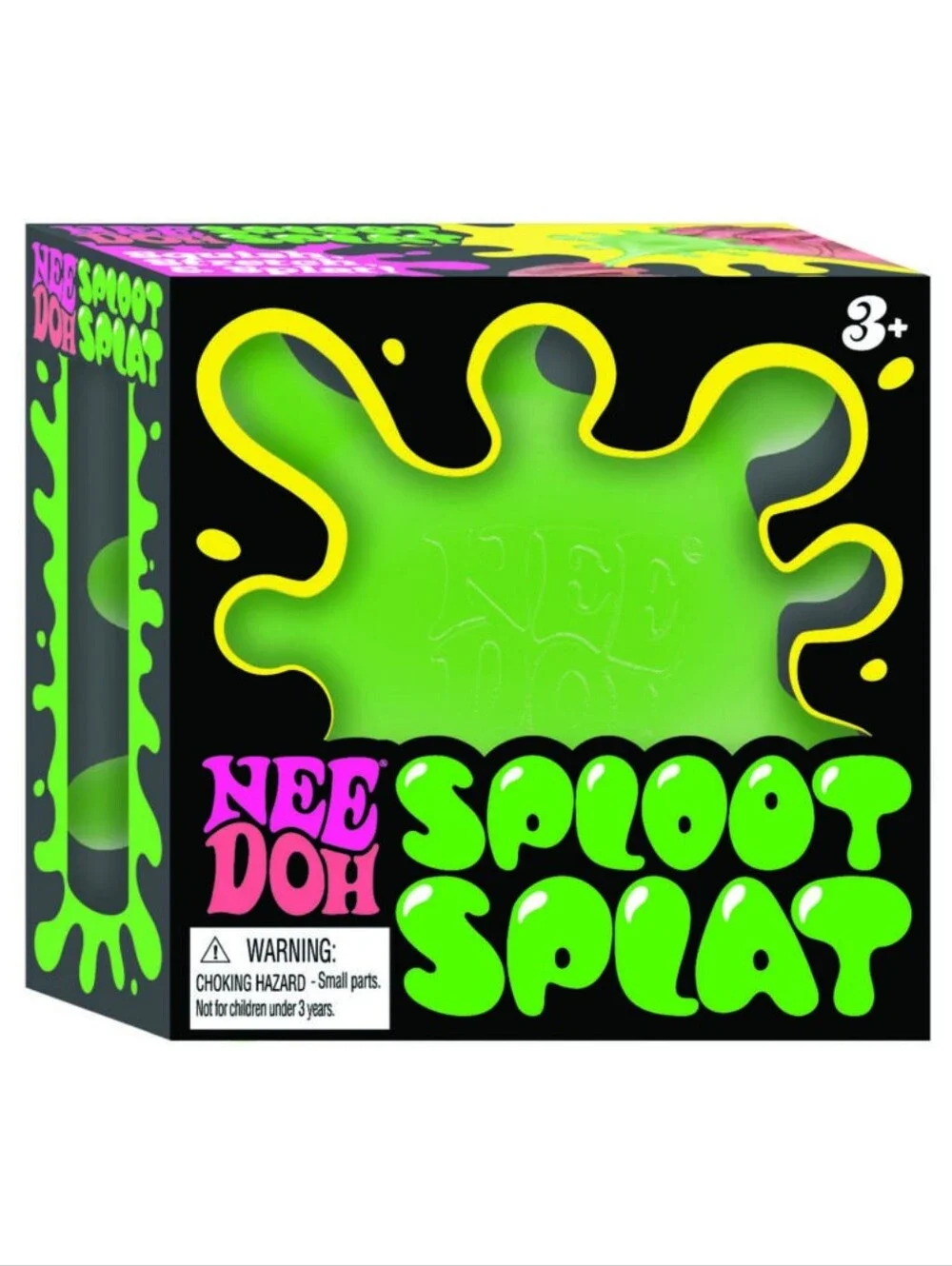 NeeDoh SplootSplat Green Schylling Sensory Fidget Squishy NEW Sealed